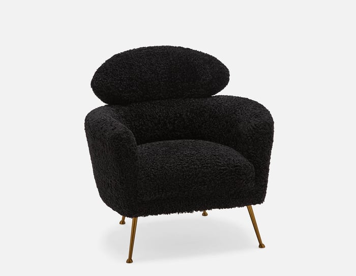 Shepard Faux Shearling Armchair Structube