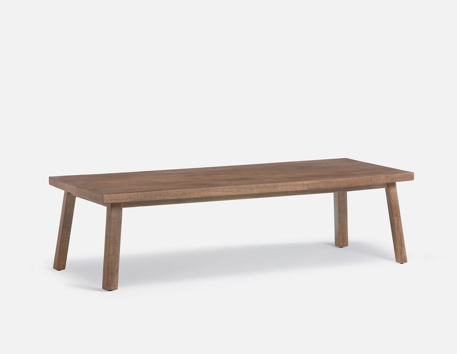 THESSALIA rustic farmhouse distressed solid mango wood bench 200 cm undefined