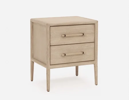 SAHARA - minimalist scandinavian nightstand - Natural