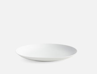 PASTA - plat en porcelaine - Blanc