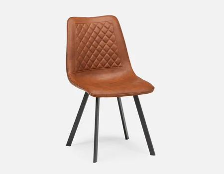 MALI - chaise de salle à manger moderne du milieu du siècle - Brun