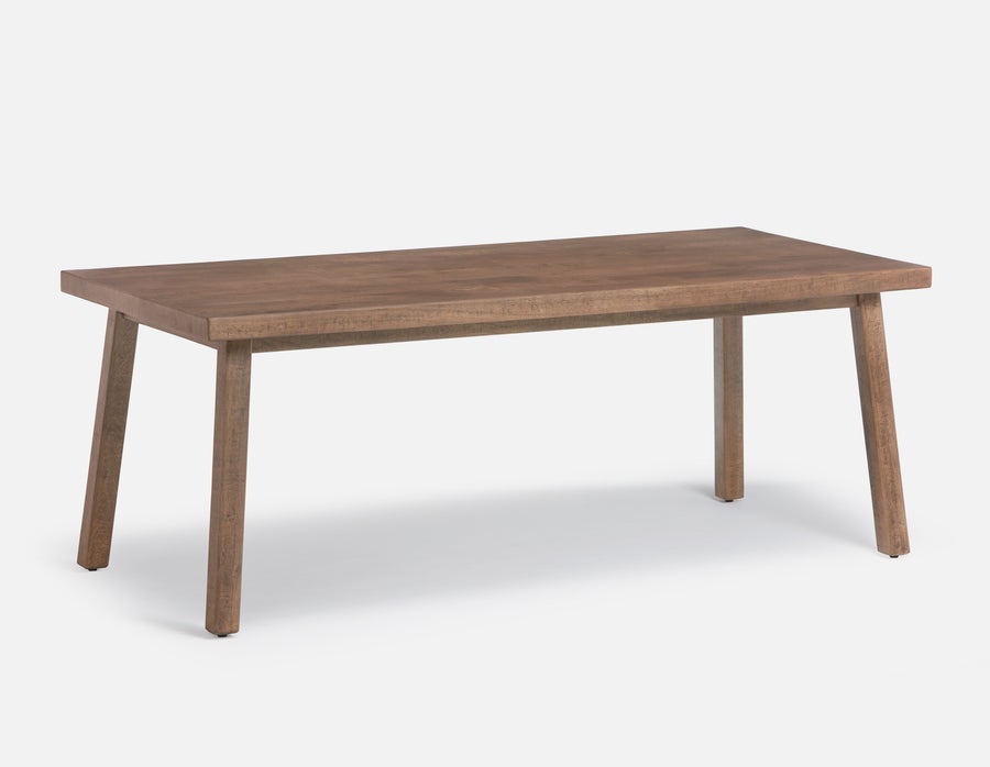 THESSALIA table de salle à manger en bois de manguier massif vieilli 200 cm rustique undefined