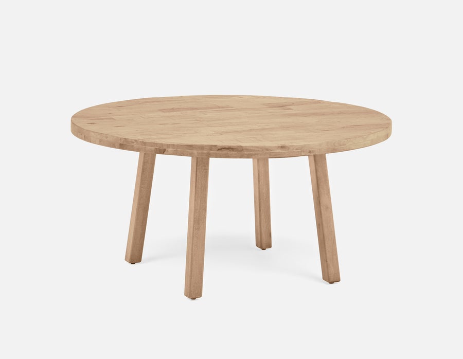 THESSALIA distressed solid mango wood dining table 150 cm undefined
