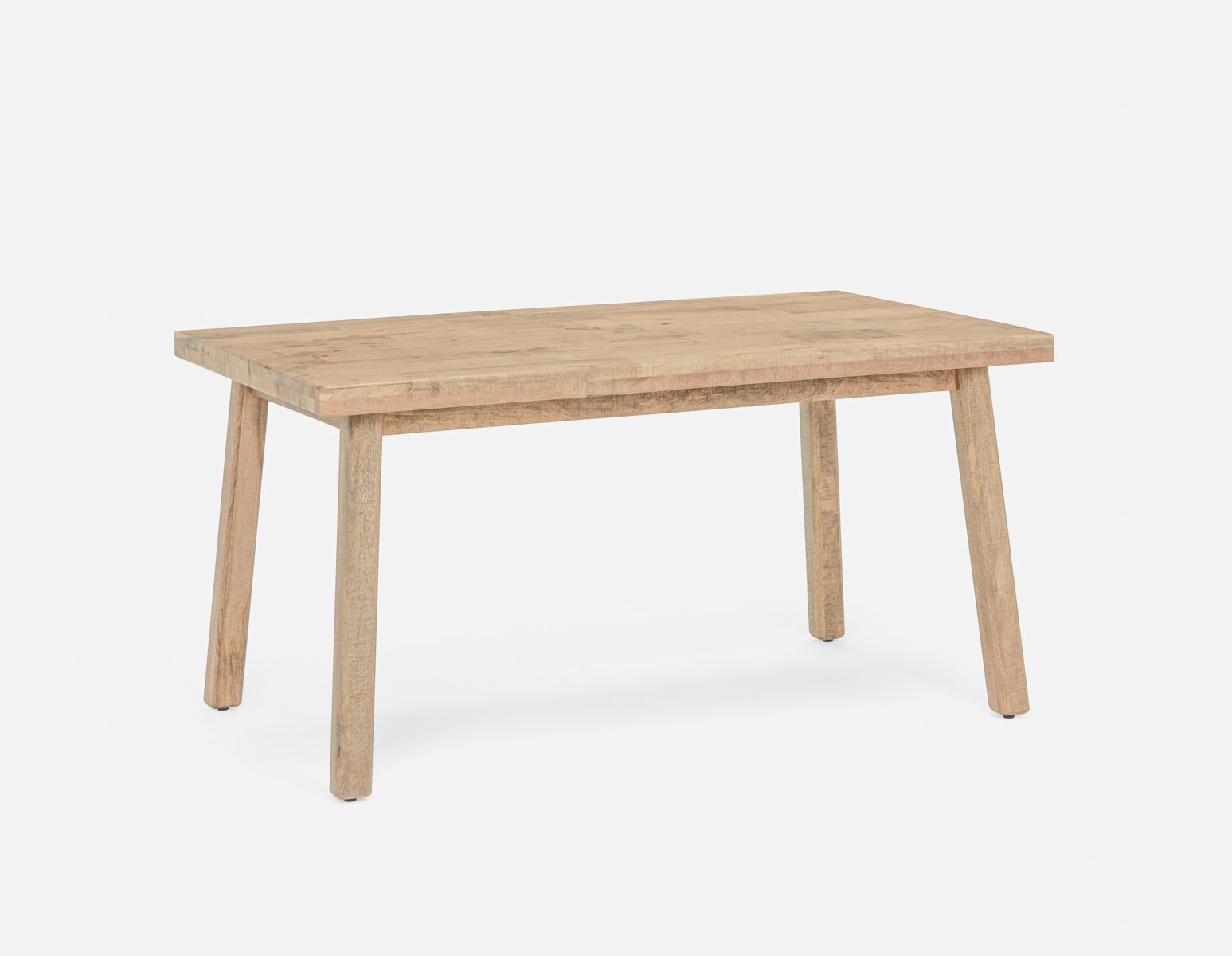 THESSALIA rustic farmhouse distressed solid mango wood dining table 150 cm undefined