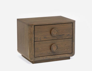TAVEN - rustic modern nightstand - Walnut