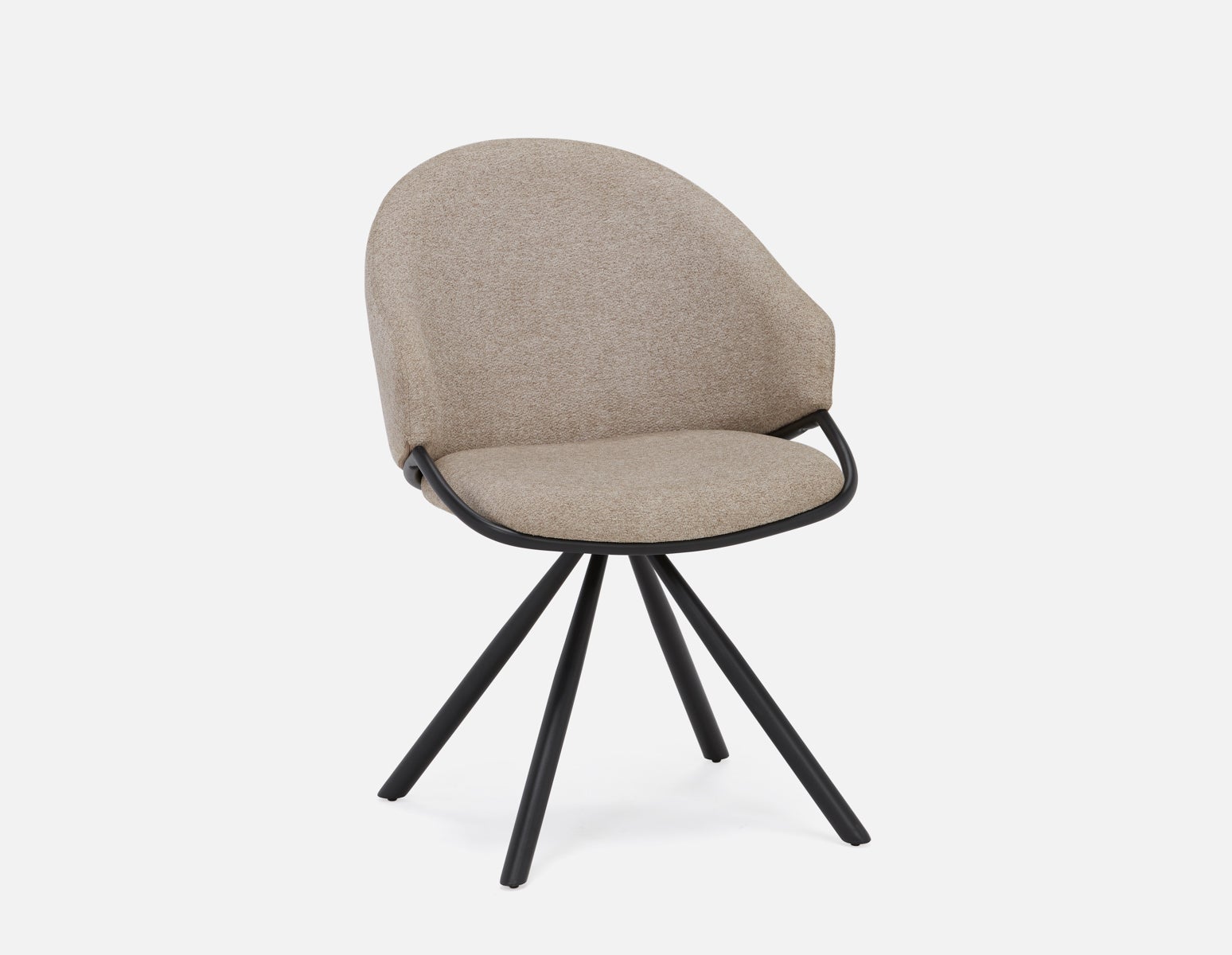 YANO - chaise de salle à manger moderne contemporaine - Taupe