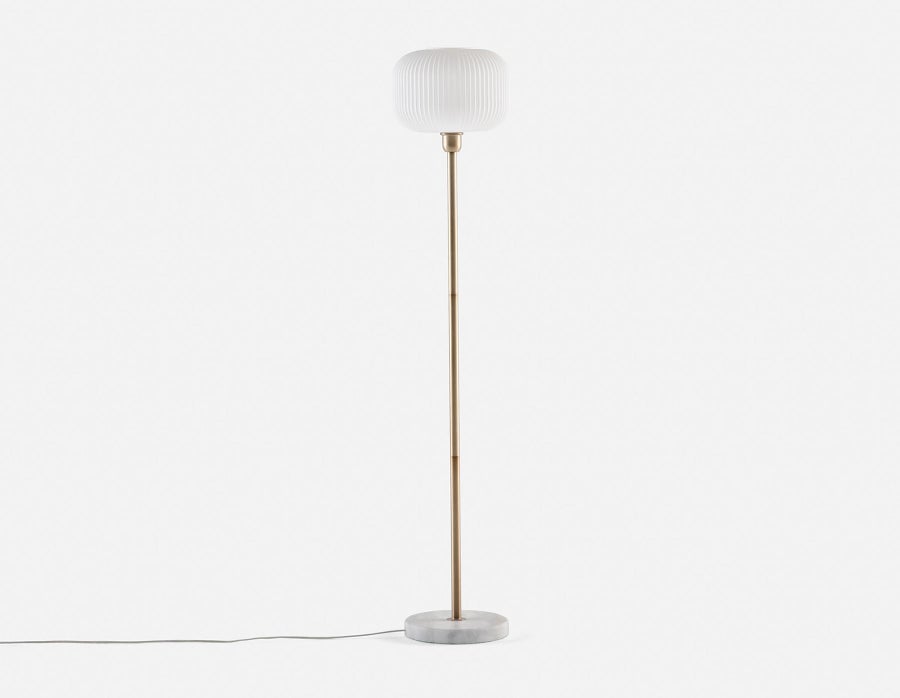 ILIANA lampe sur pied avec base en marbre 150 cm haut. undefined