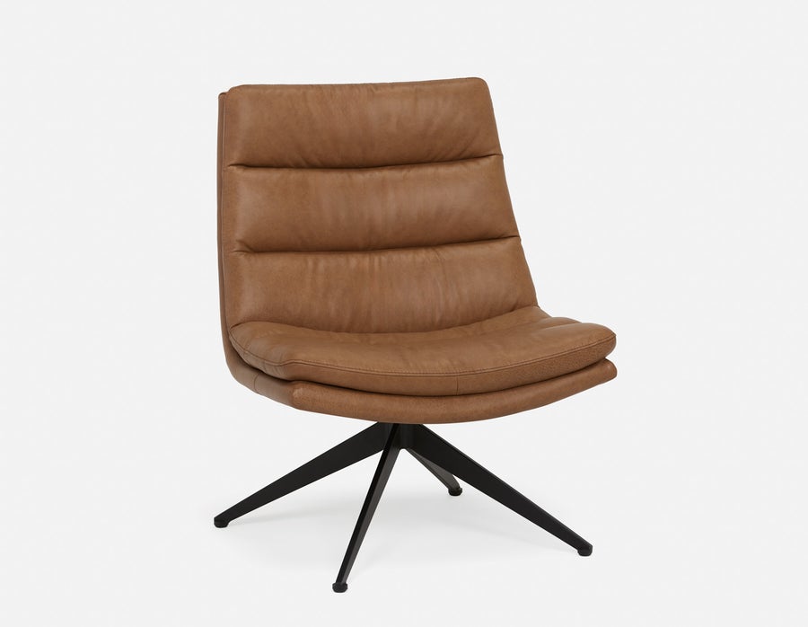 DORADA Fauteuil pivotant 100% cuir undefined