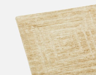 ASTERIA - tapis tricoté en polyester 10'x12' - Beige