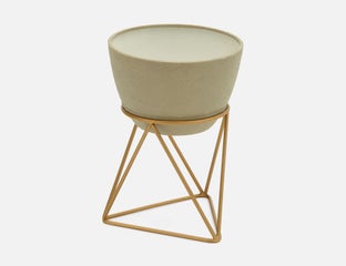 ABELA - planter with stand 51 cm - Grey