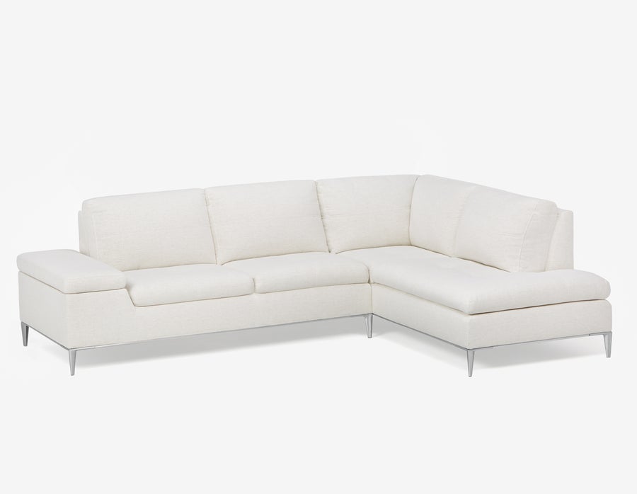 ANDREW right-facing sectional sofa in performance fabric undefined