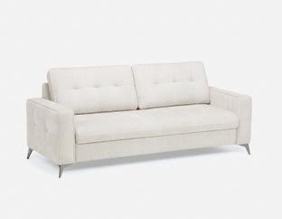 BRAD - canapé-lit moderne du milieu du siècle - Beige