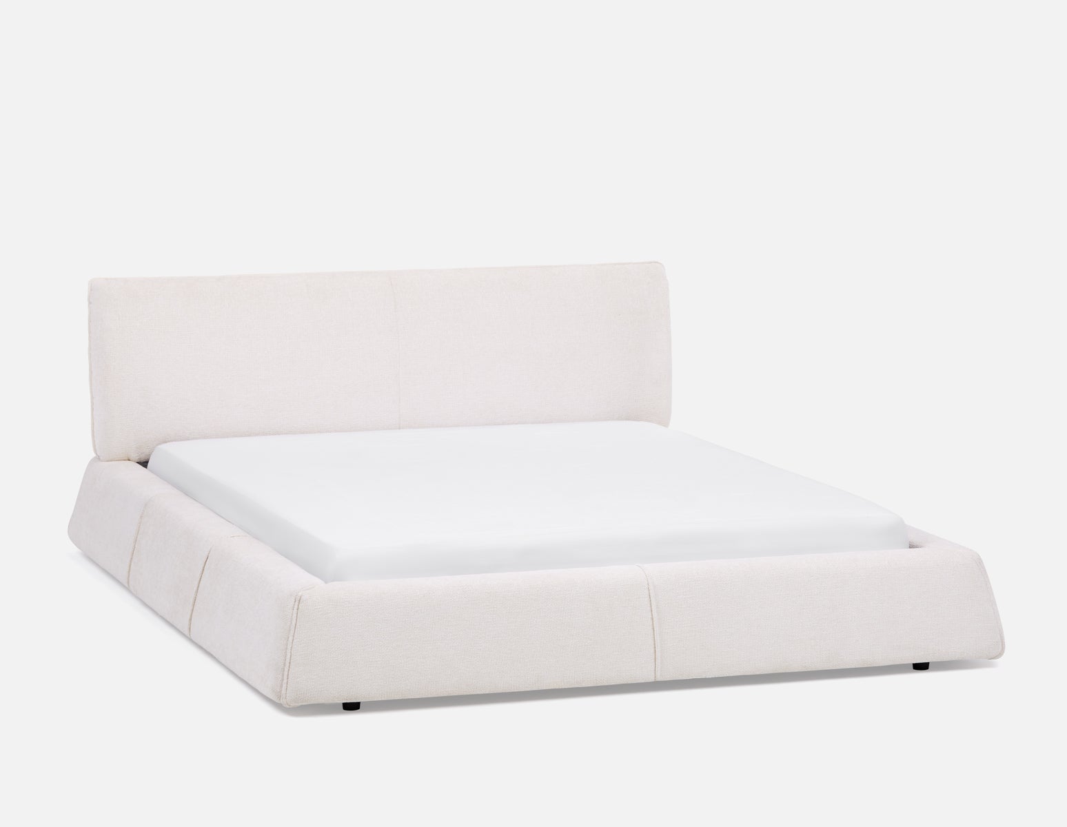 TESSA modern contemporary upholstered king size bed undefined