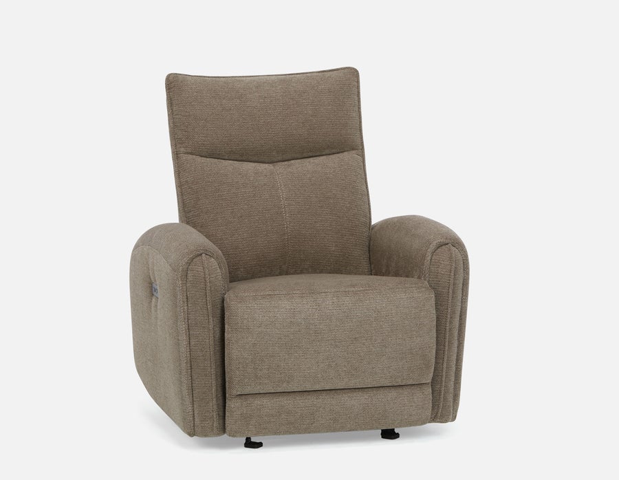 CALVERO contemporary power-reclining and glider armchair with usb port undefined