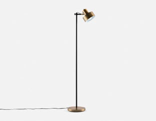 TUX - lampe sur pied 145cm haut. - Laiton