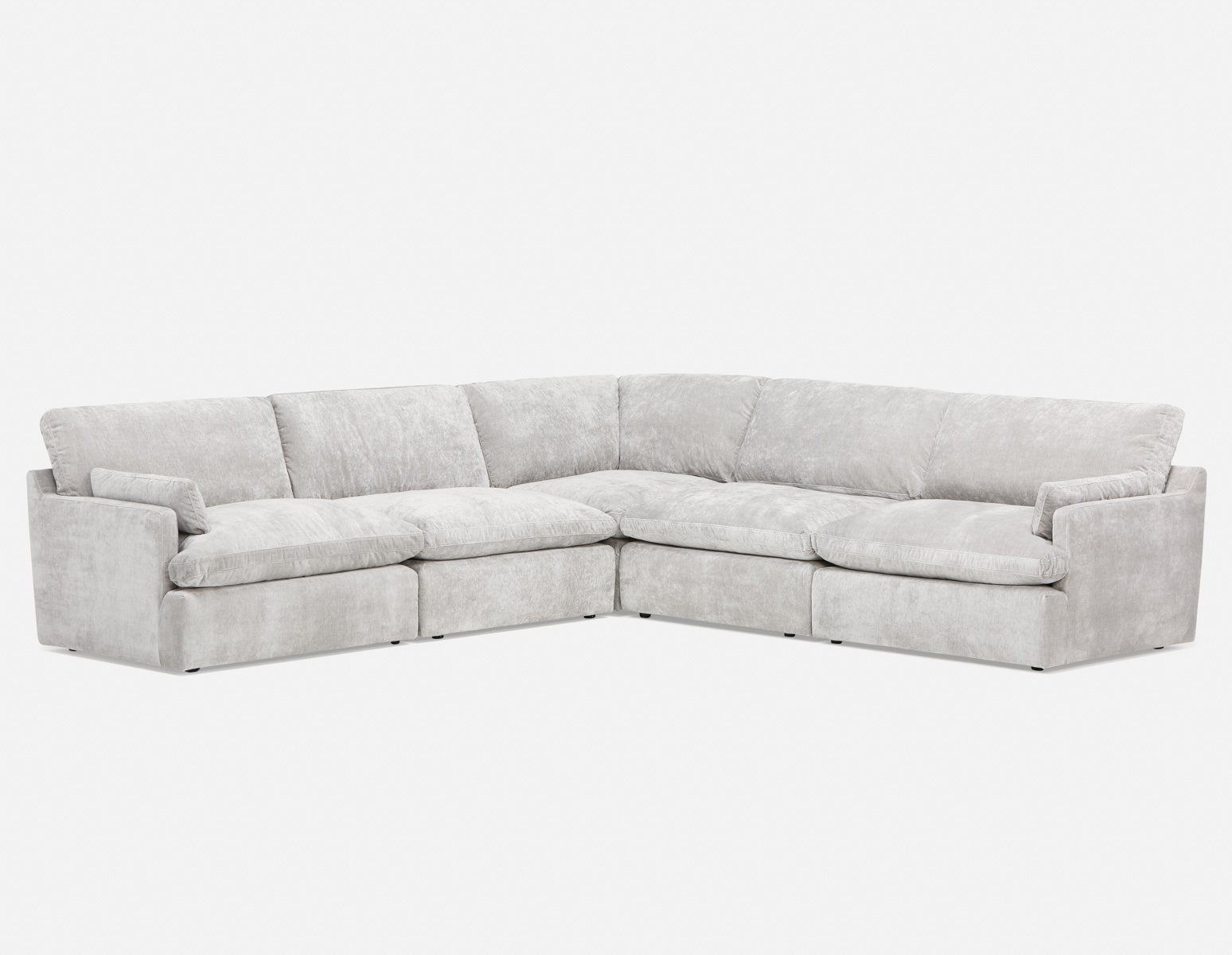 CHABLIS - 5-pc modular interchangeable sofa - Grey