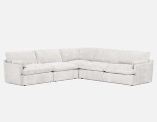 CHABLIS - 5-pc modular interchangeable sofa - Cream