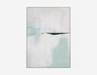FLUX - giclée encadrée avec embellissement 100x140cm - Multi