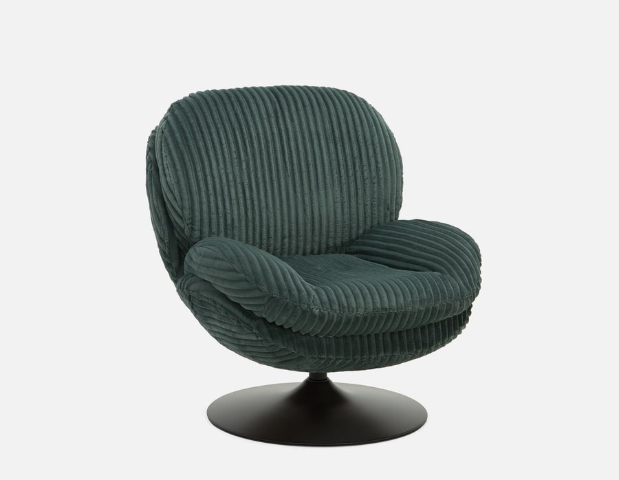 ROUSSEAU chaise d'appoint en velours côtelé undefined