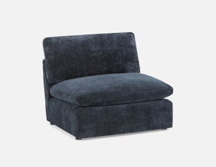 CHABLIS - modulaire sans bras s'adapte à votre espace - Bleu