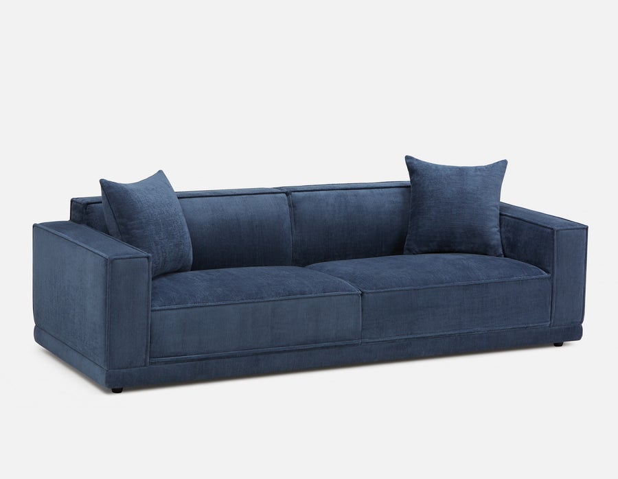 HILLARY modern low back 96" luxury sofa undefined