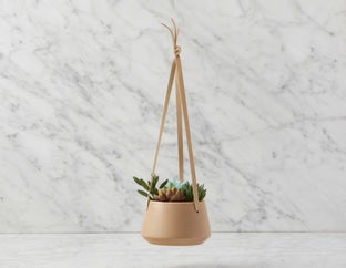 BILL - plante artificielle en pot suspendue 14 cm - Terracotta