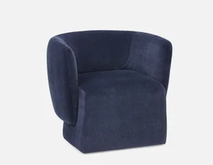 ROANNE - accent chair - Blue