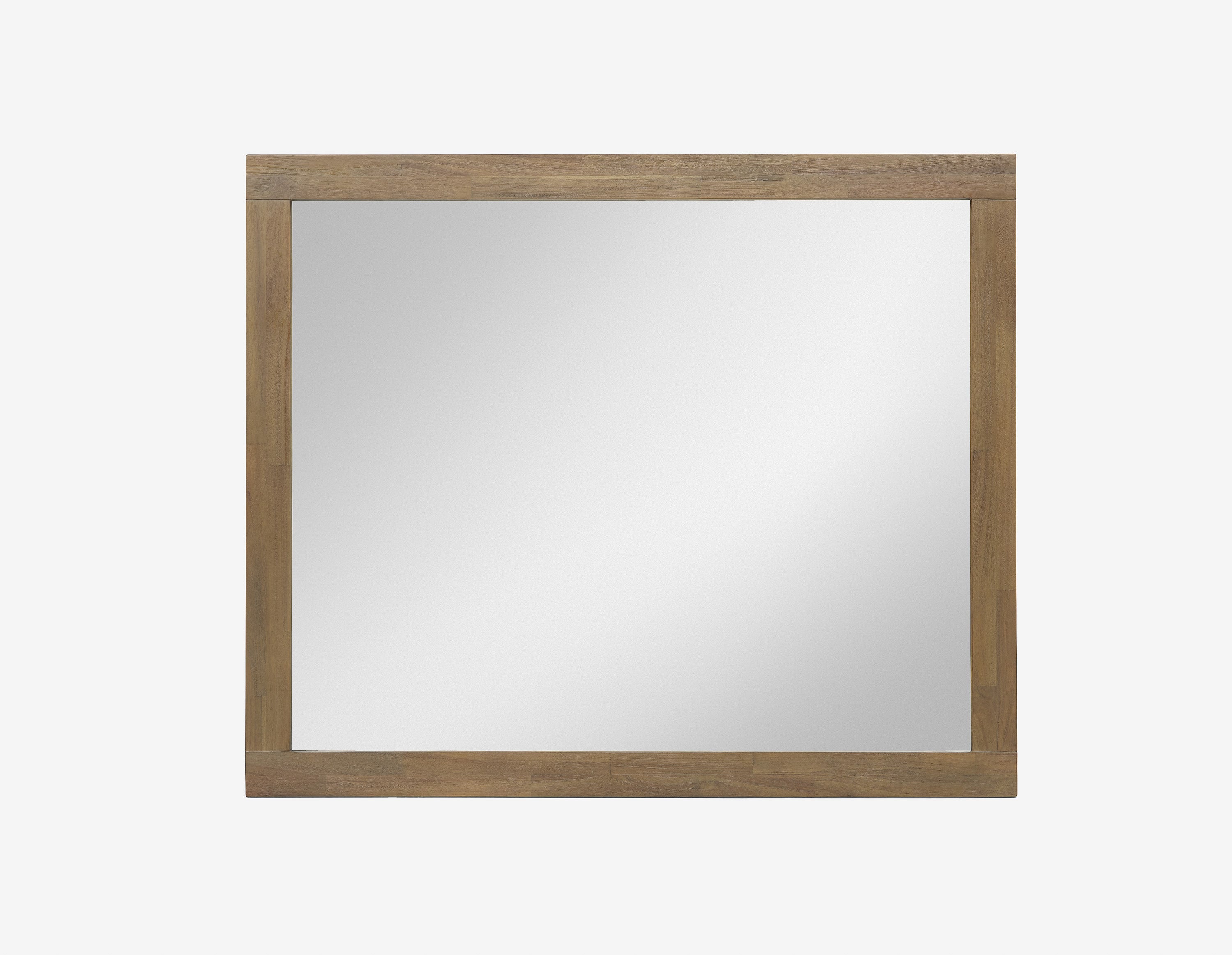 FLOW Wood framed mirror 100x120cm Structube
