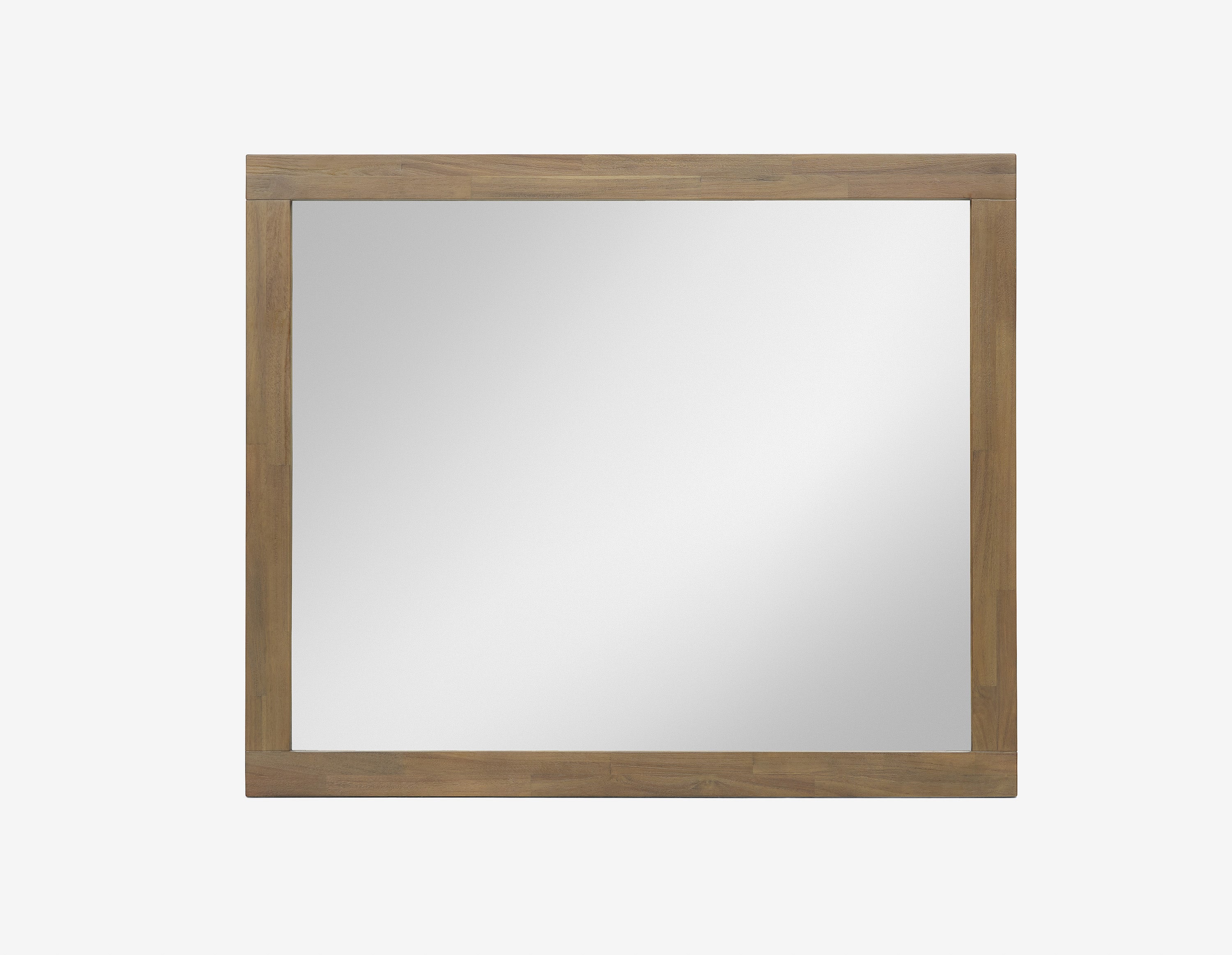 FLOW wood framed mirror 100x120cm