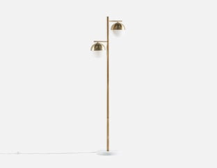 LEMPA - lampe sur pied 165 cm haut. - Or