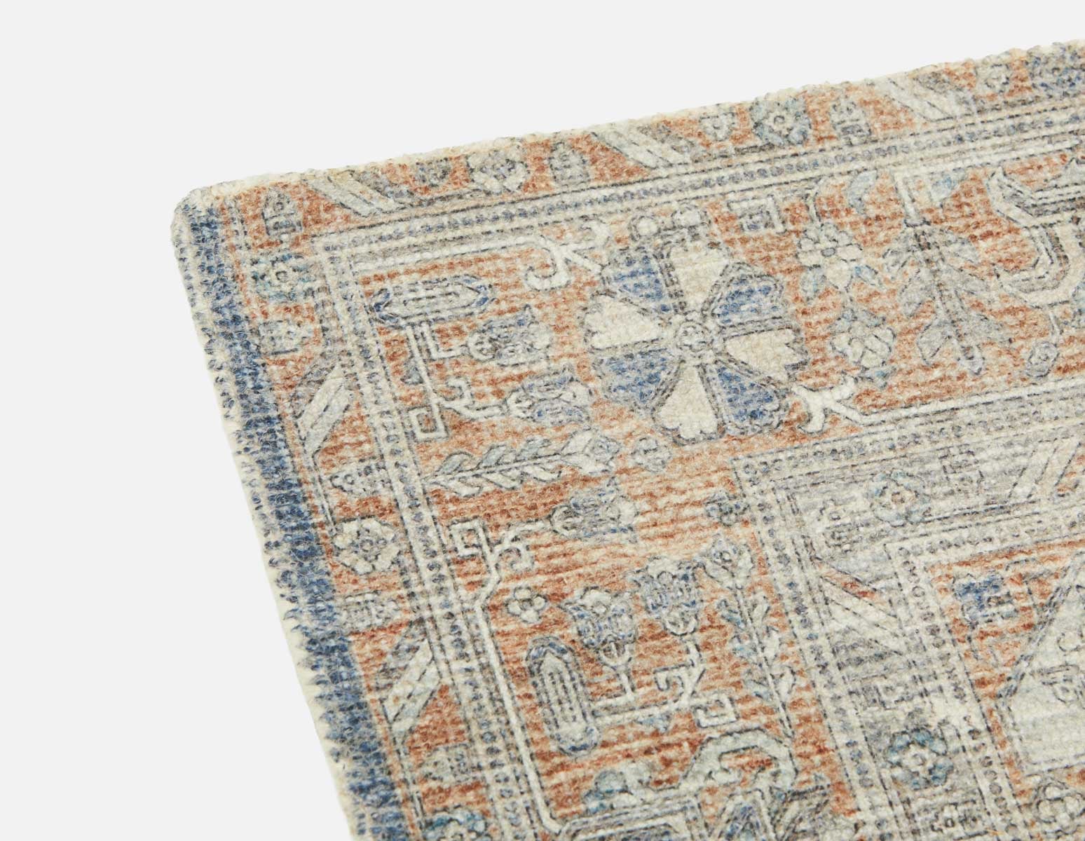 GAIA - tapis artisanal en polyester 6'x9' - Multi