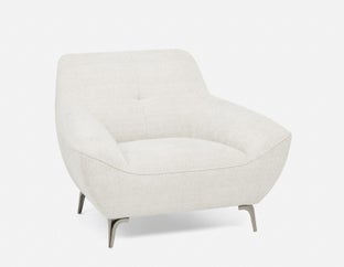 CLOVIS - fauteuil style moderne - Beige