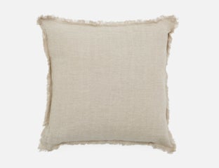 ORILLA - coussin en lin 50 cm x 50 cm - Naturel