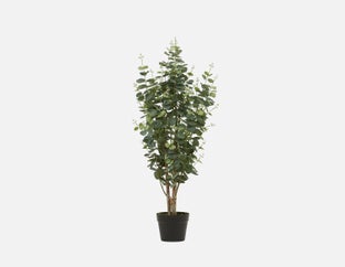 EUCALYPTUS III - artificial potted plant 95cm - Green