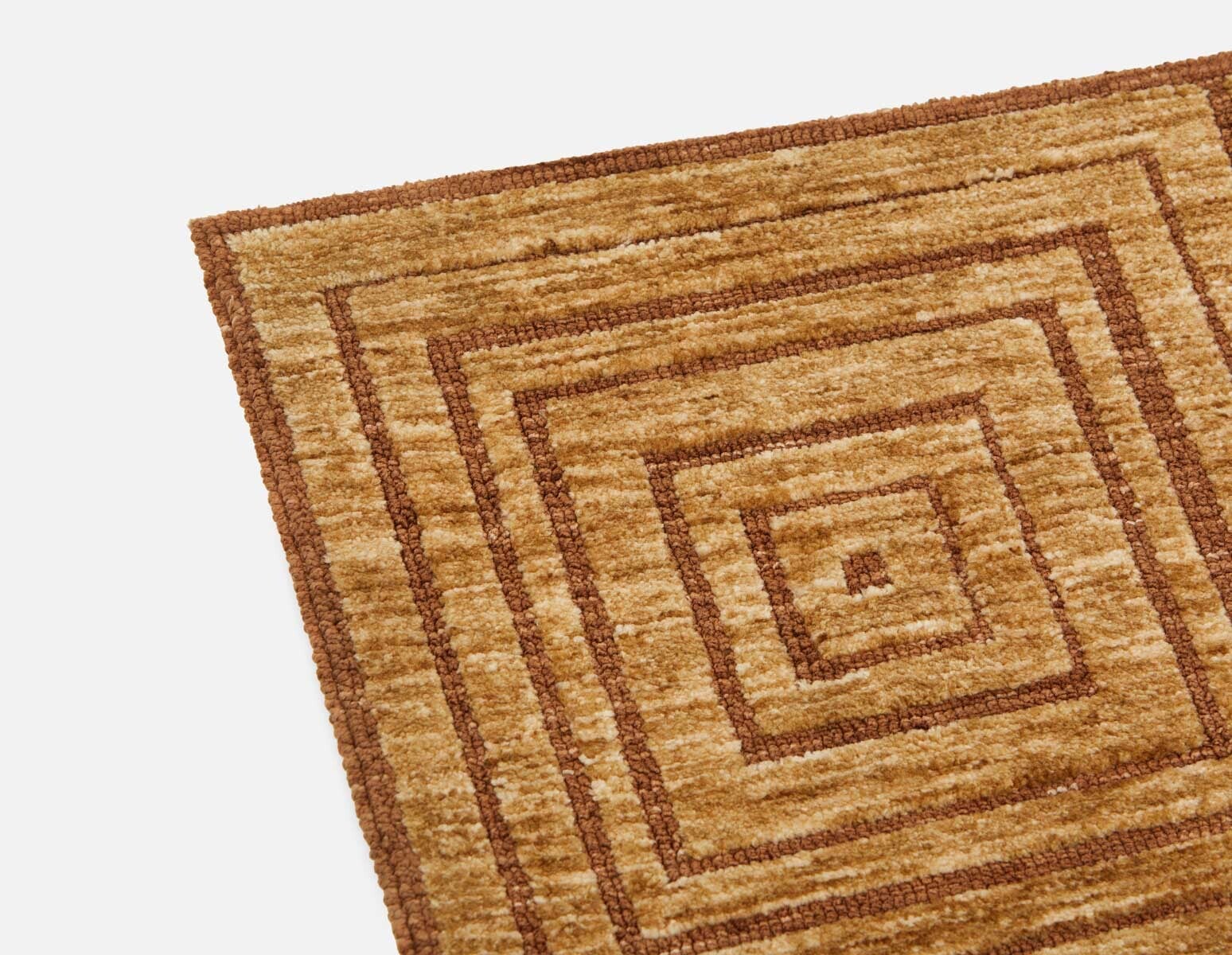 ASTERIA - knitted polyester rug 8'x10' - Brown
