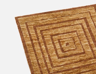 ASTERIA - tapis tricoté en polyester 8'x10' - Brun