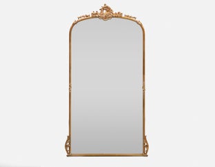 PASCALE - miroir avec cadre en fer 104 cm x 189 cm - Or