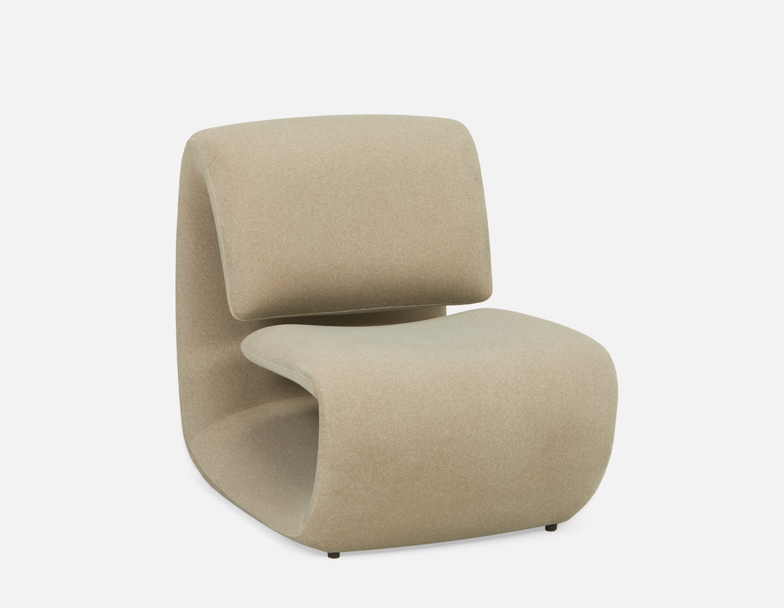 MONACO - modern retro accent chair - Taupe