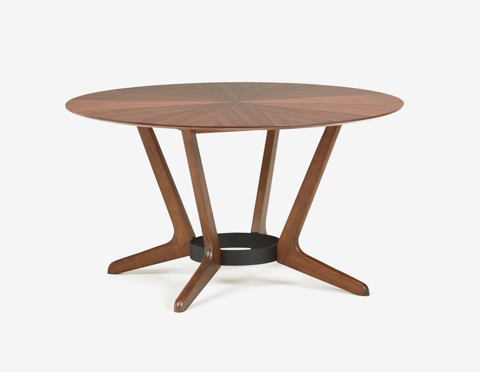 MORELLA table à manger 137 cm ronde moderne du milieu du siècle undefined