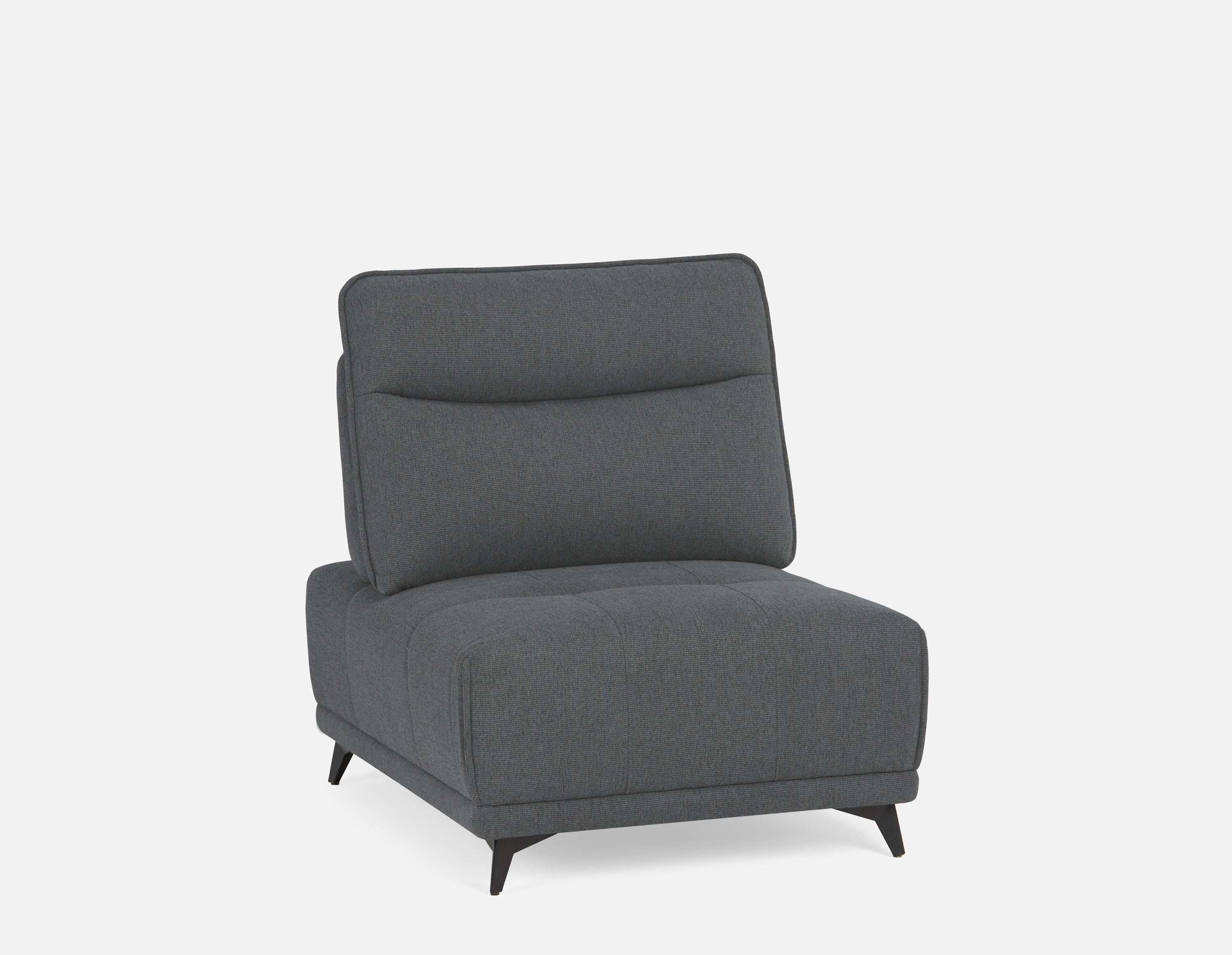 SIMON - chaise d’appoint avec dossier réglable - Gris