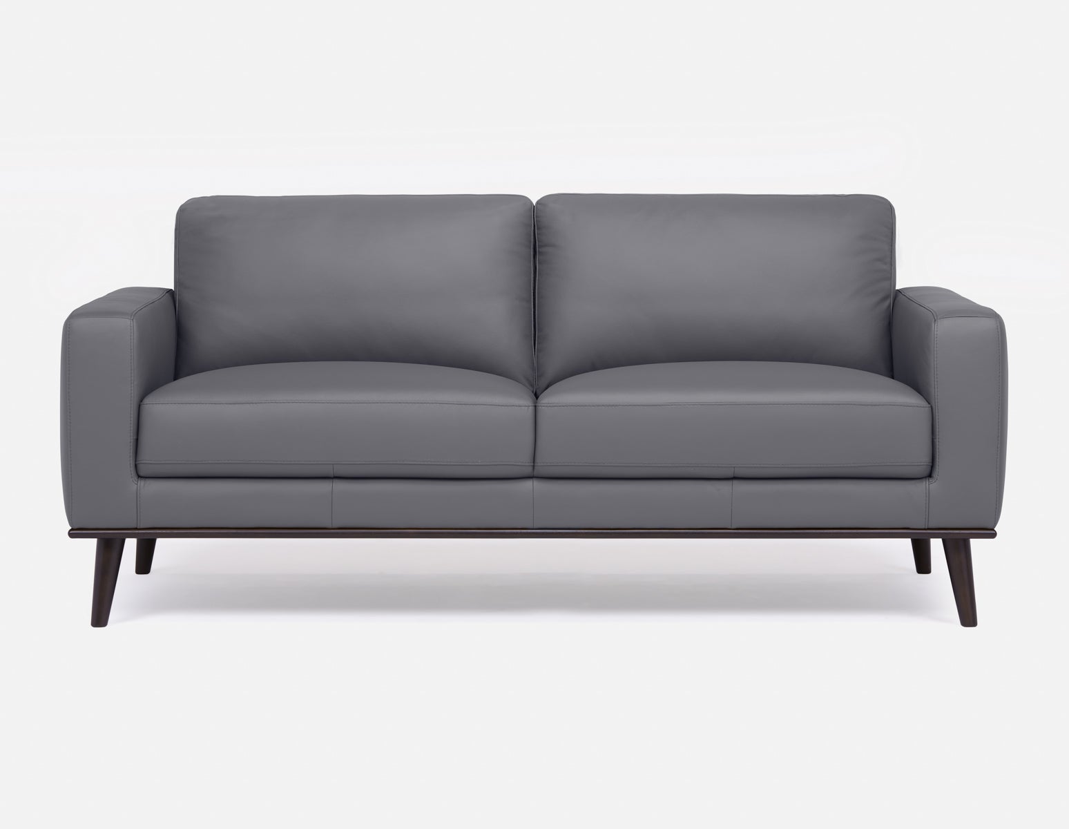 BETTA 100% leather mid century sofa undefined