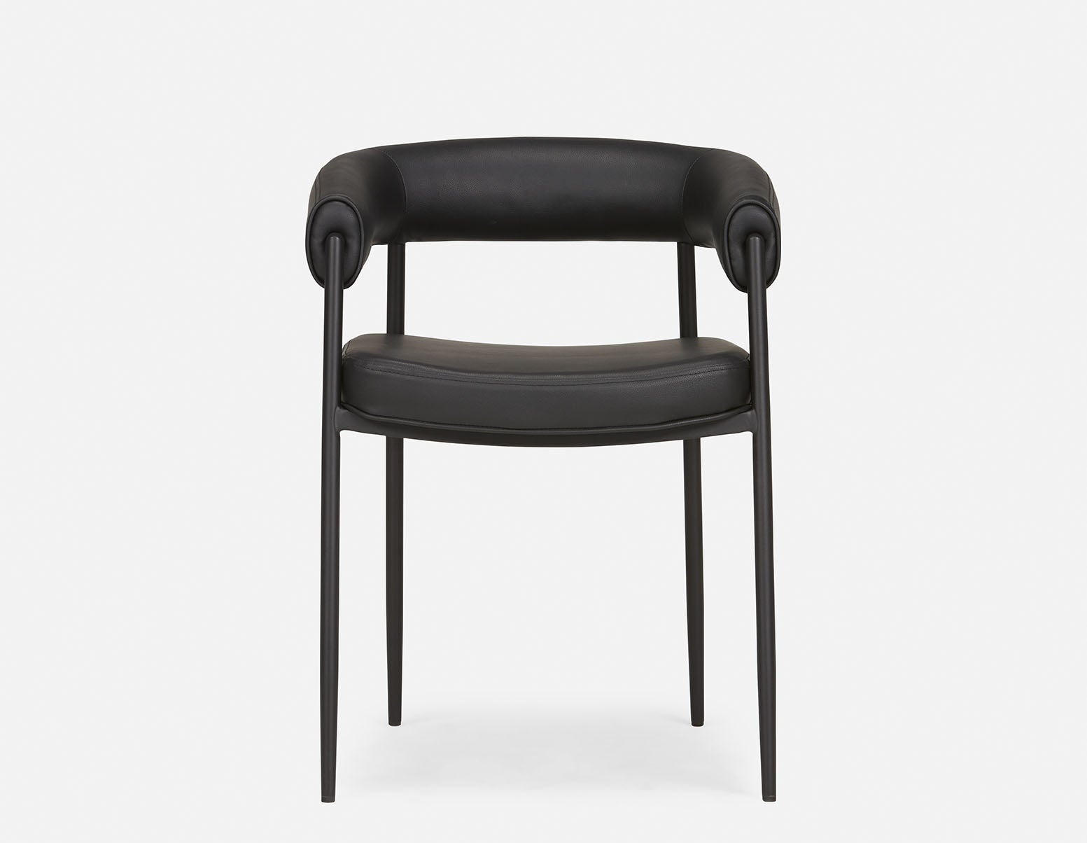 Structube black best sale chair