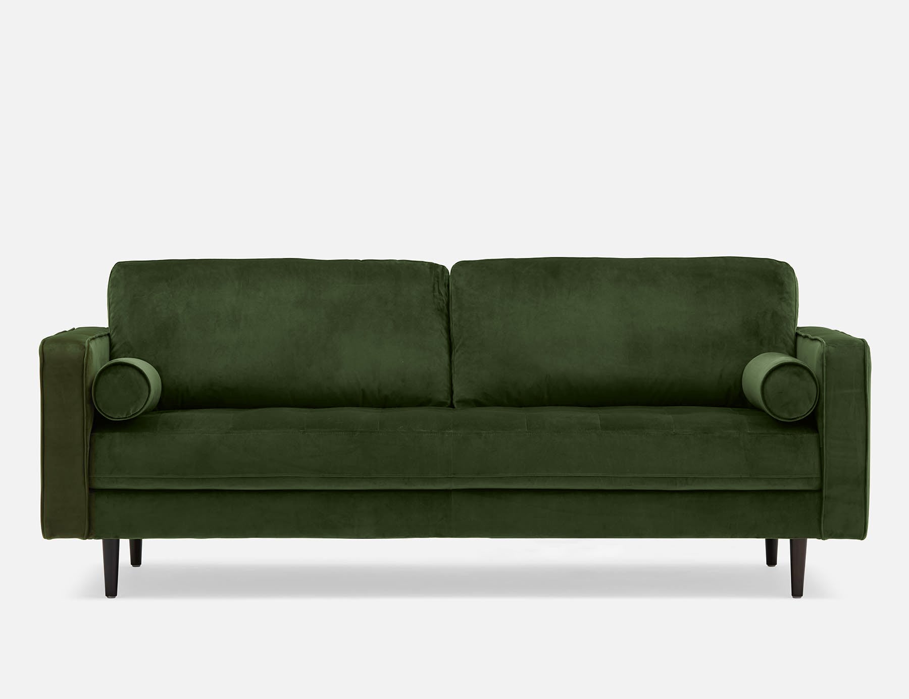 KINSEY velvet 3-seater sofa undefined