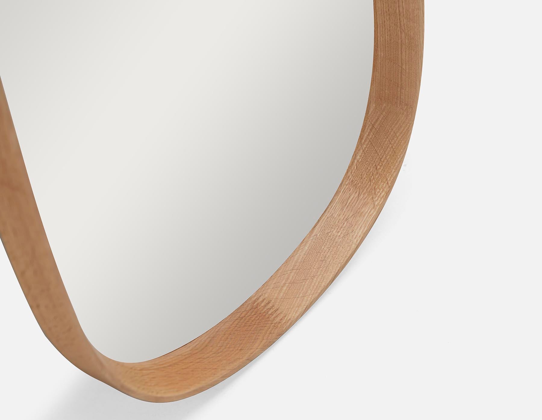 Oak framed hot sale mirror
