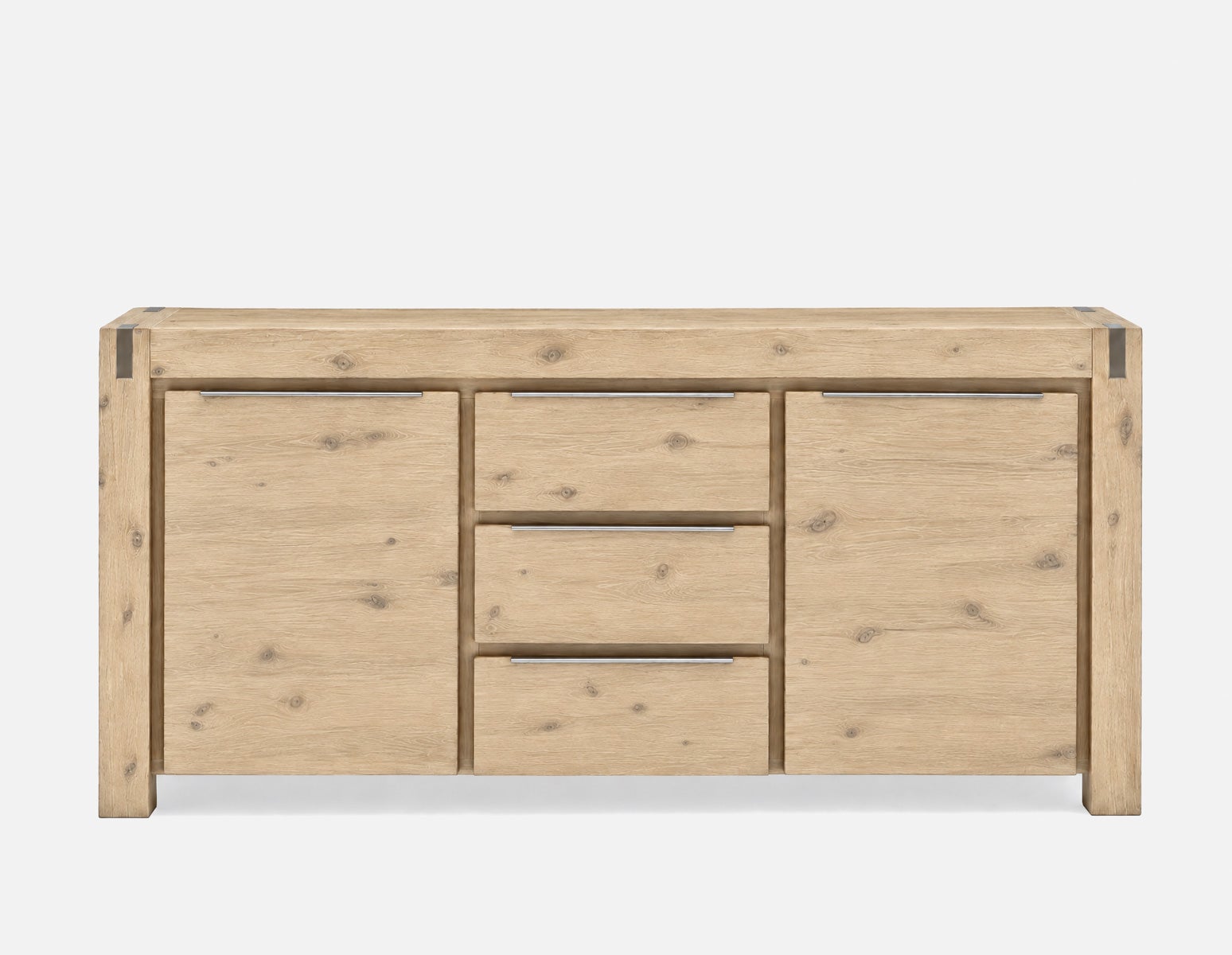 BREMEN modern farmhouse acacia wood 2-door sideboard undefined