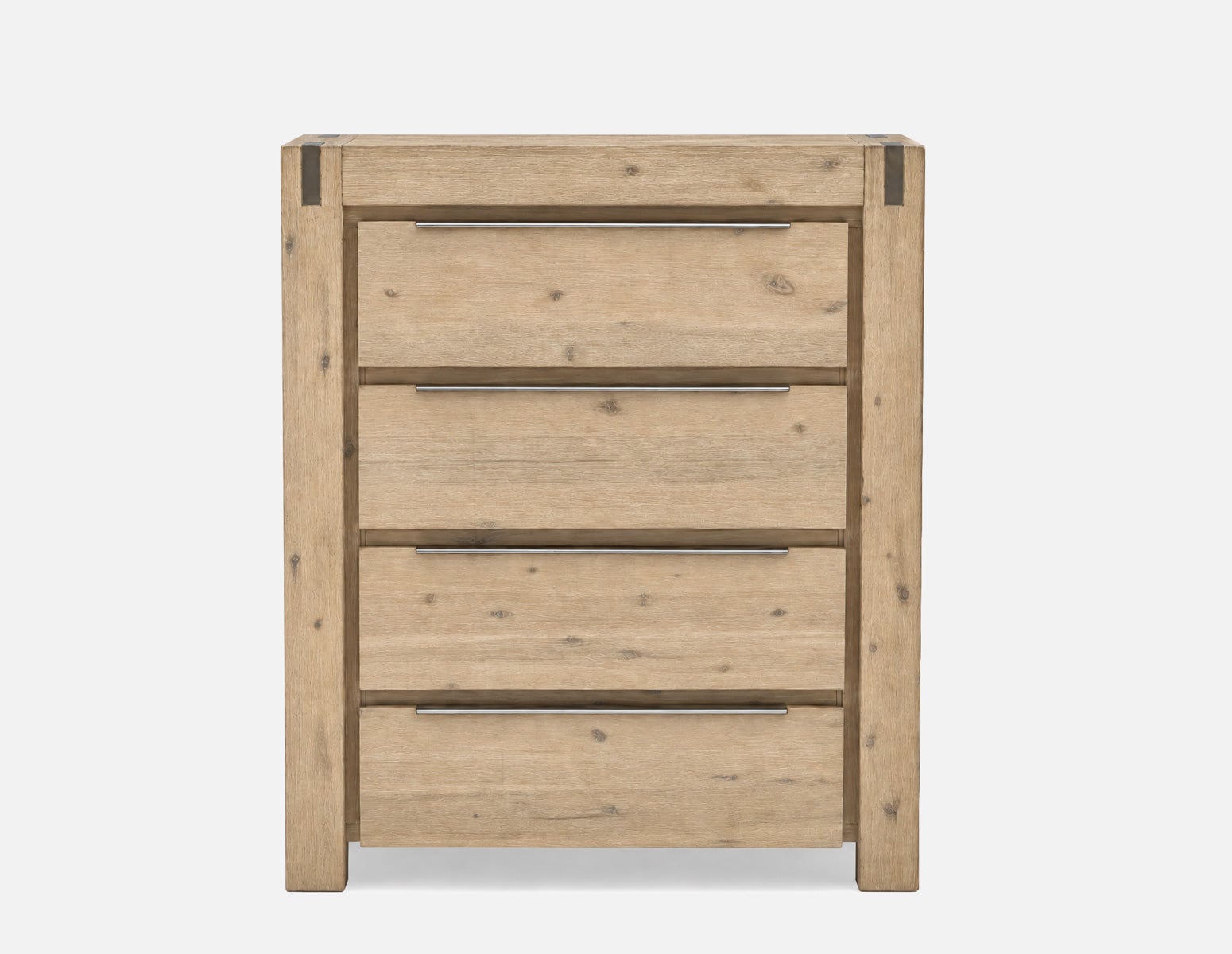 BREMEN commode à 4 tiroirs en bois d'acacia campagnard moderne undefined
