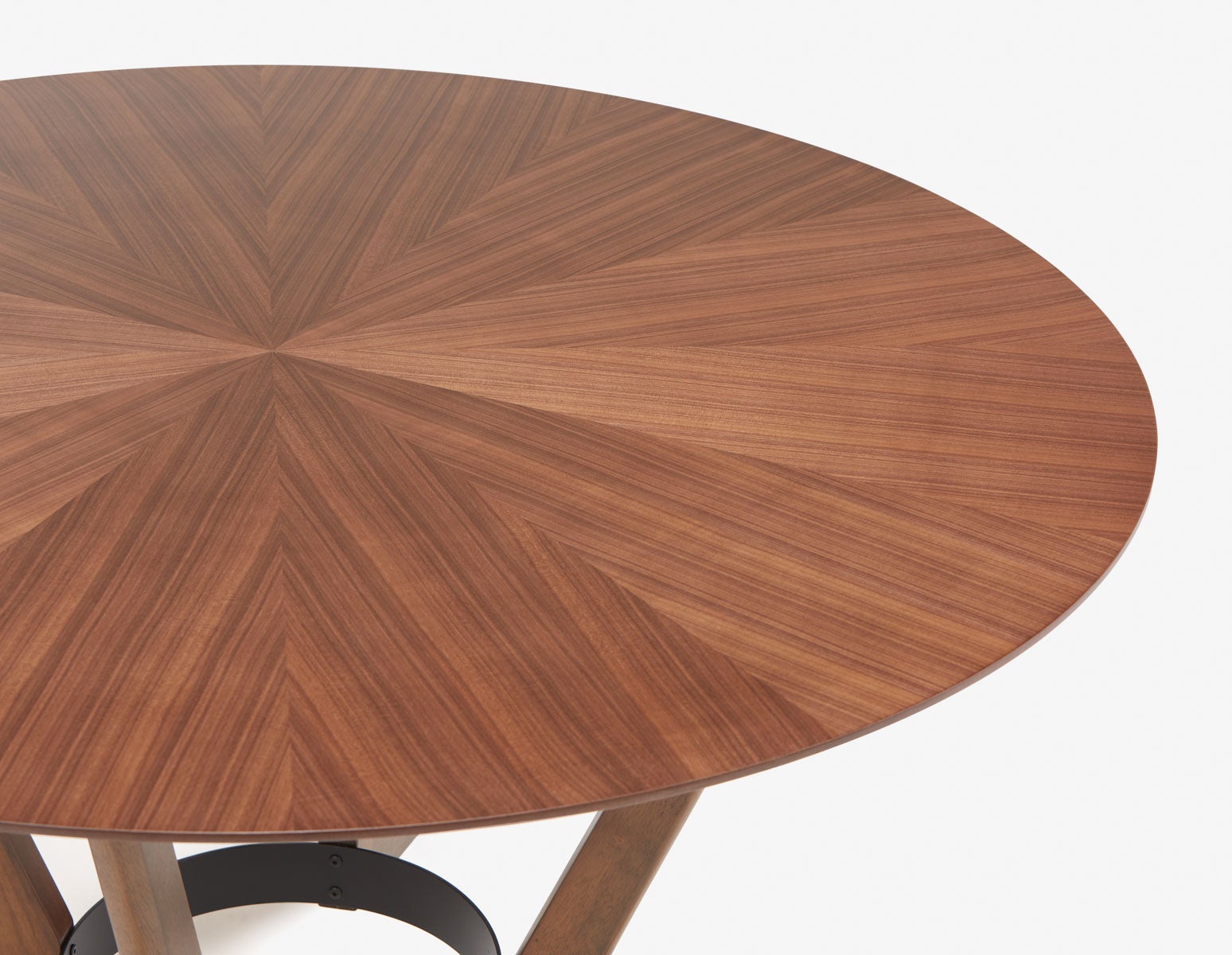 MORELLA table à manger 137 cm ronde moderne du milieu du siècle undefined
