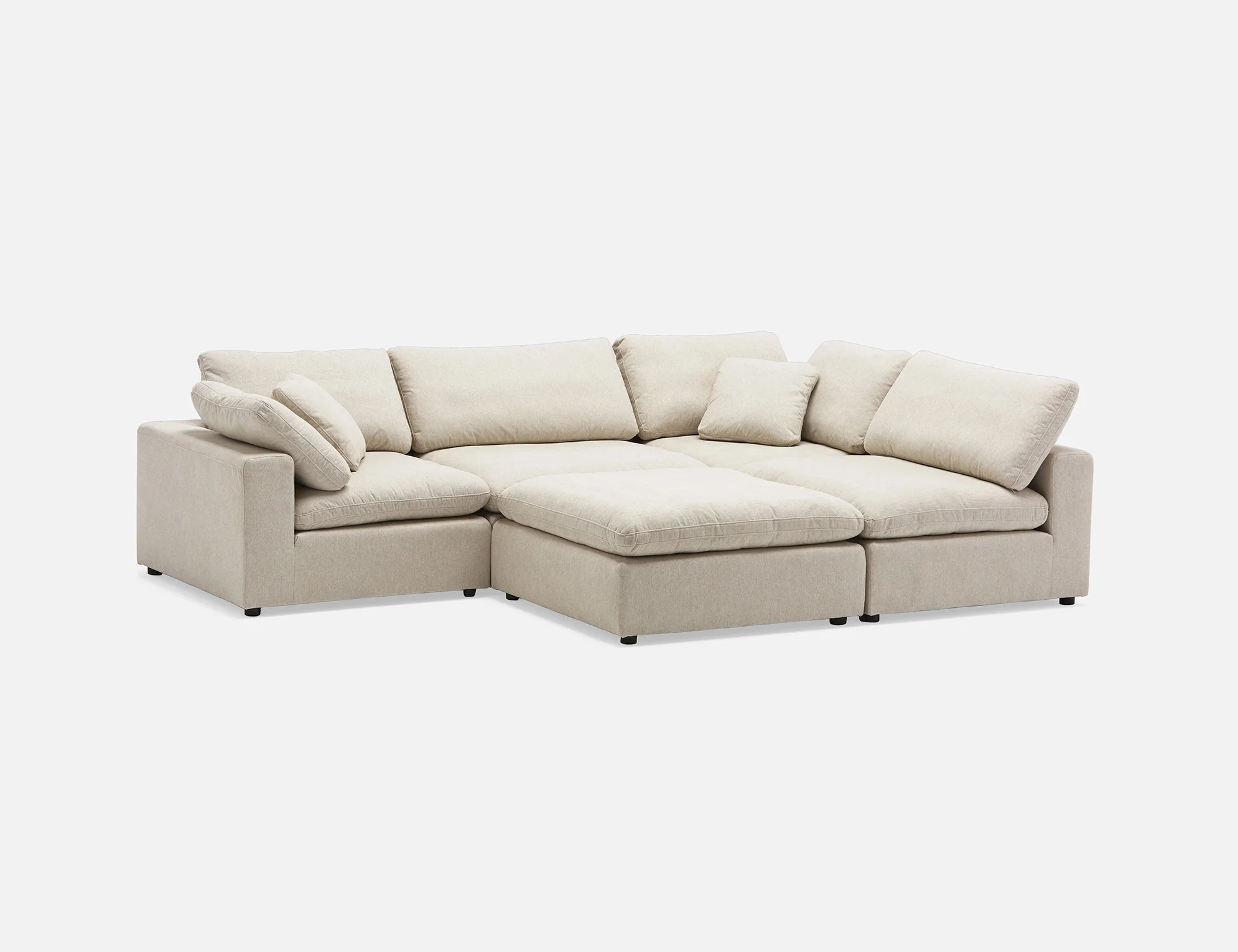 Soft 5 Pc Modular Sectional Sofa