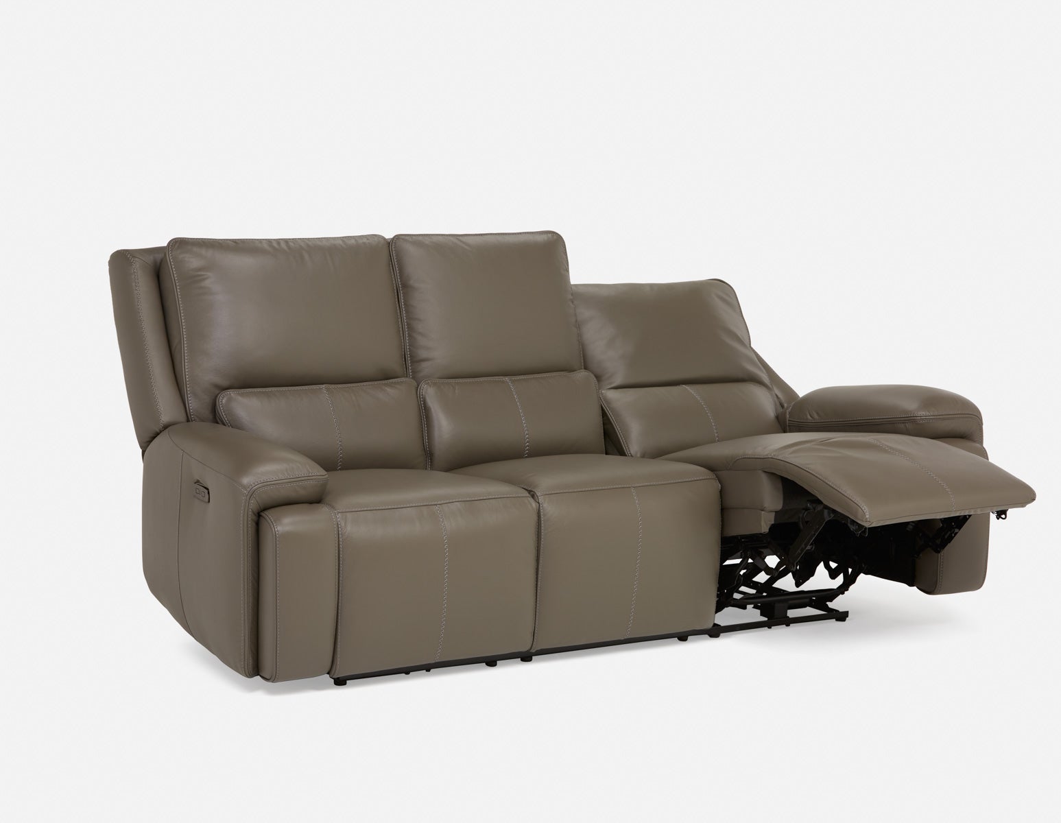 FAOUZI canapé inclinable en cuir contemporain undefined