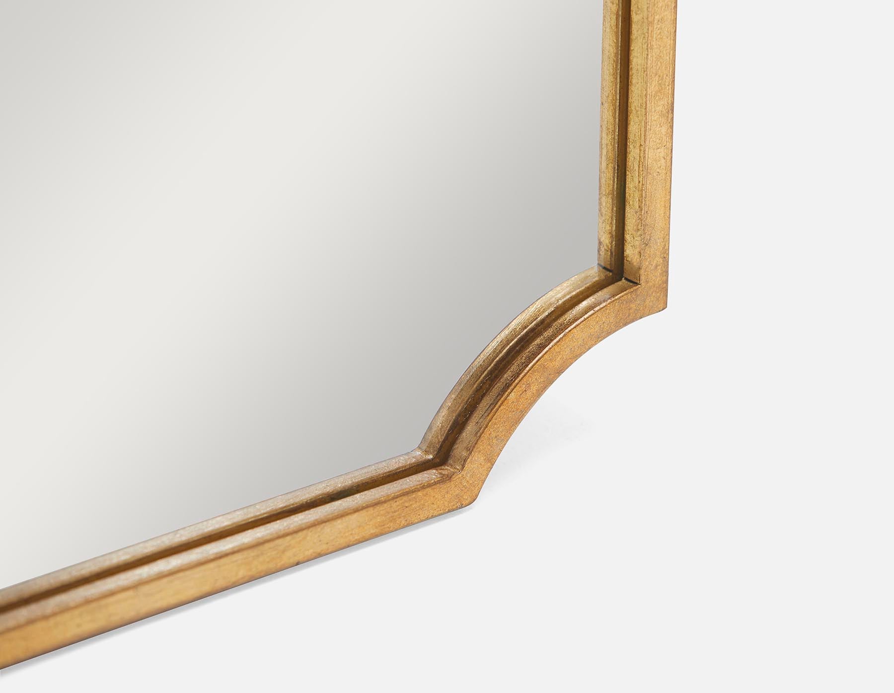 Metal frame store mirror